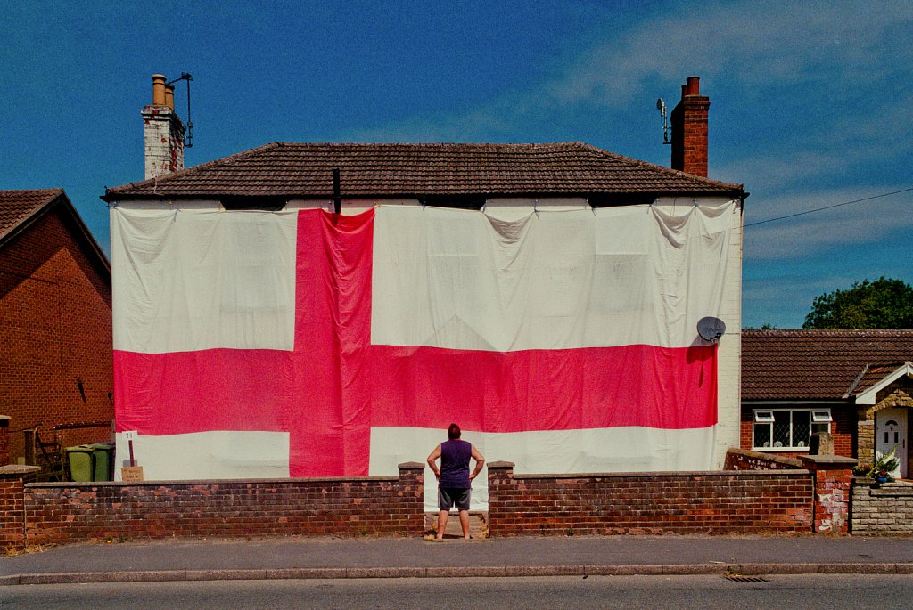 John Jupp - World's biggest England flag.