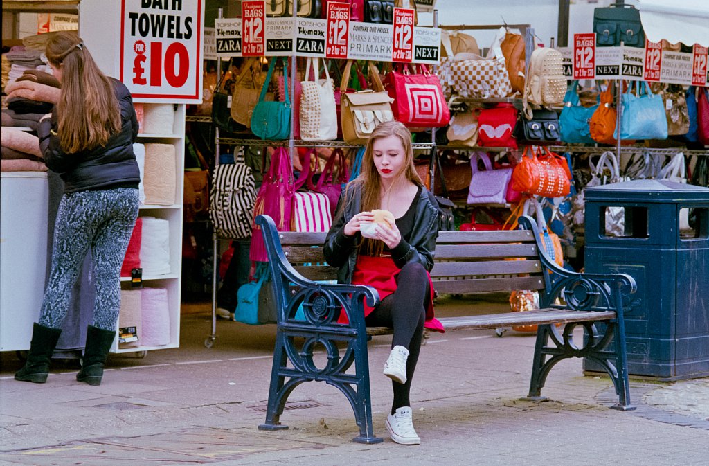 People in Great Yarmouth, Norfolk, UK