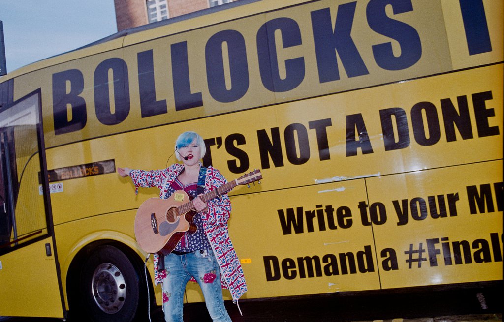 Bollock To Brexit Bus in Norwich, Norfolk, UK