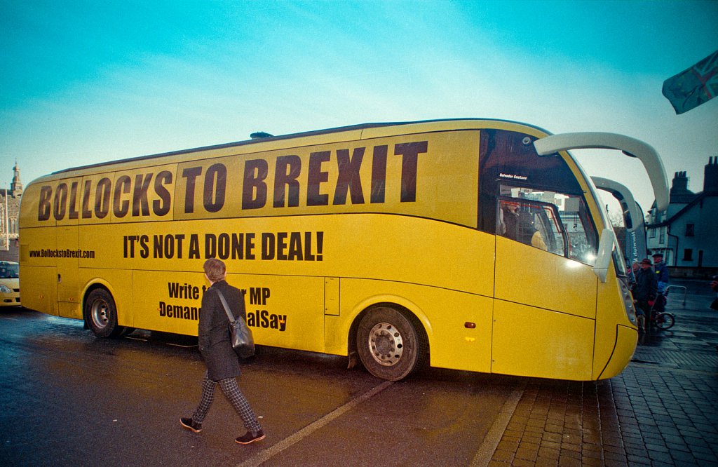 Bollock To Brexit Bus in Norwich, Norfolk, UK
