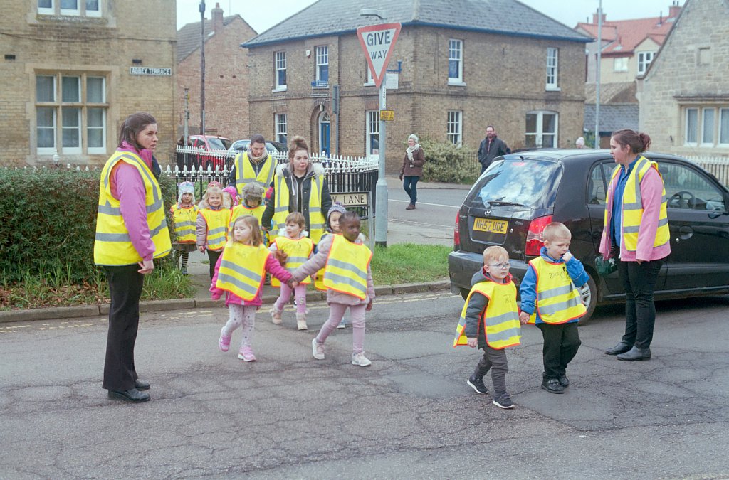 CHildren Learning to Cross the Road