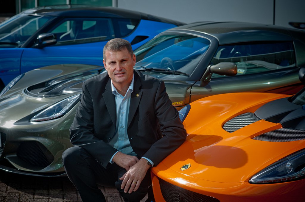 Phil Popham  chief executive officer of Lotus Cars.