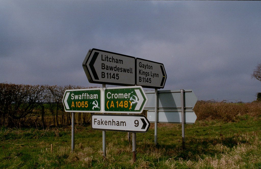 Road Signs in Norfolk