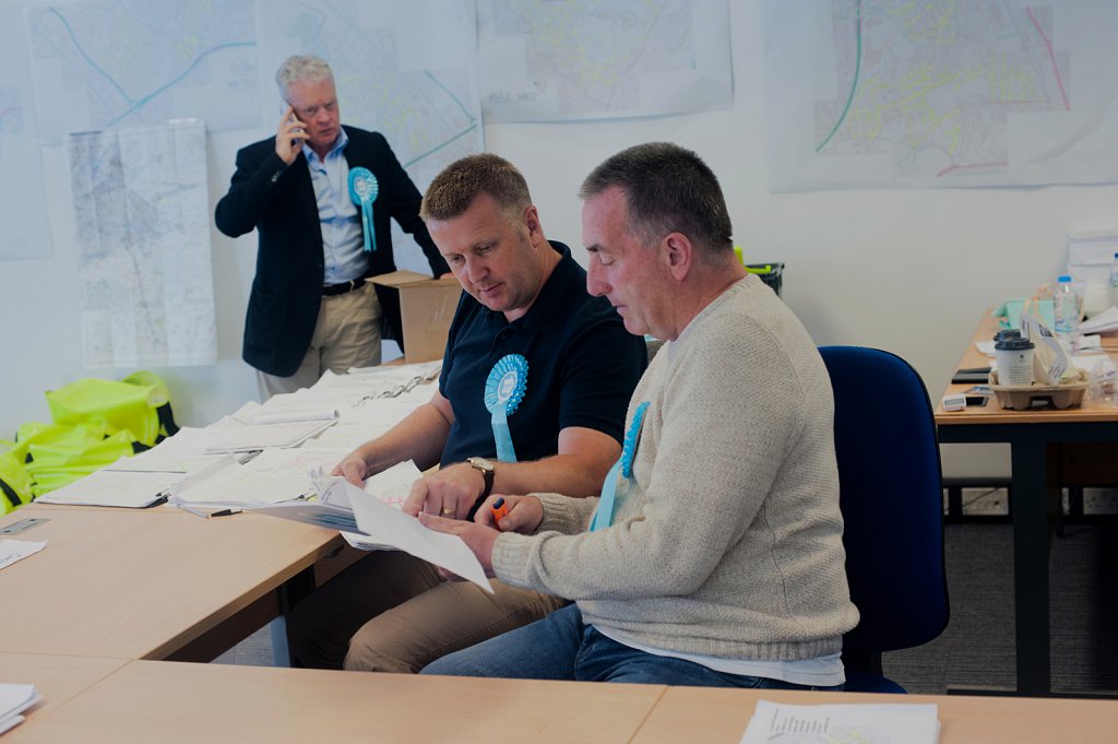 Campaigning in Peterborough with Mike Greene of the Brexit Party