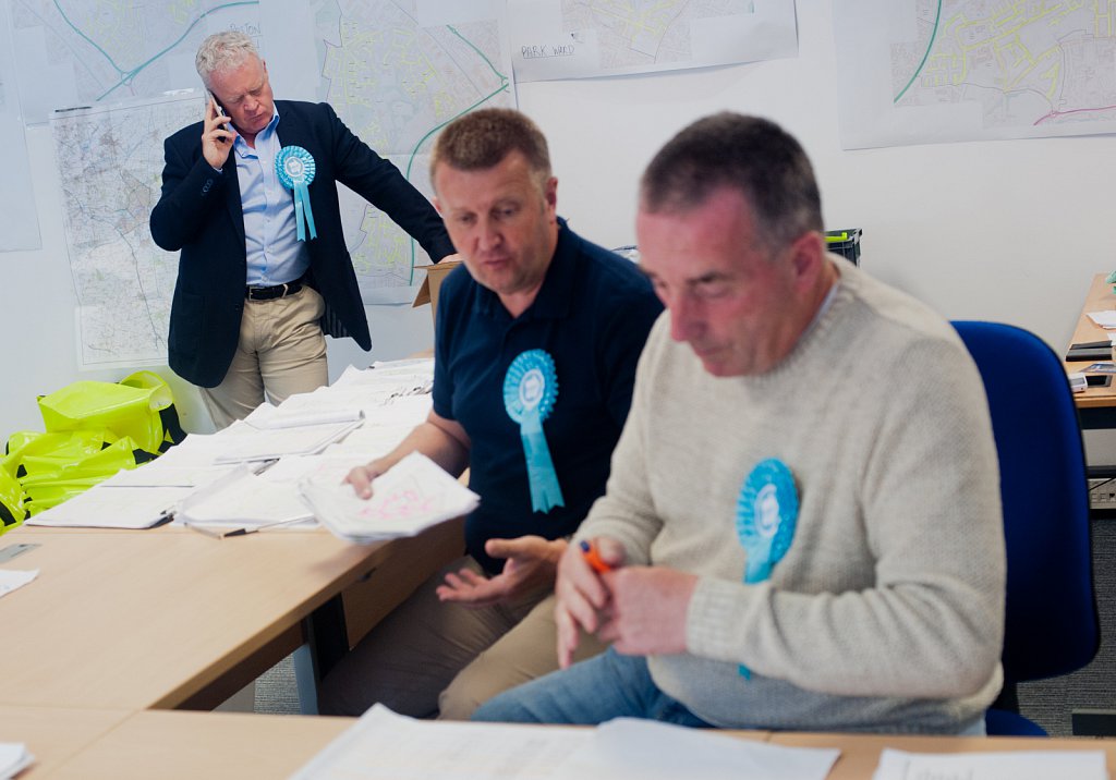 Campaigning in Peterborough with Mike Greene of the Brexit Party