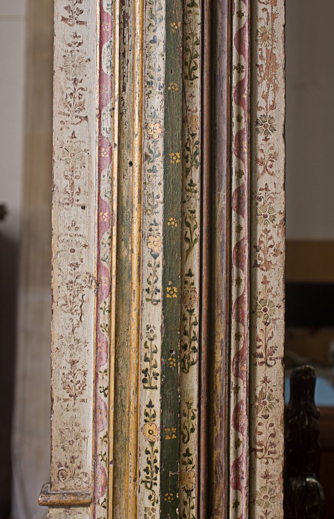  The rood screens and detail at All Saints Church, Marsham,Norfolk.