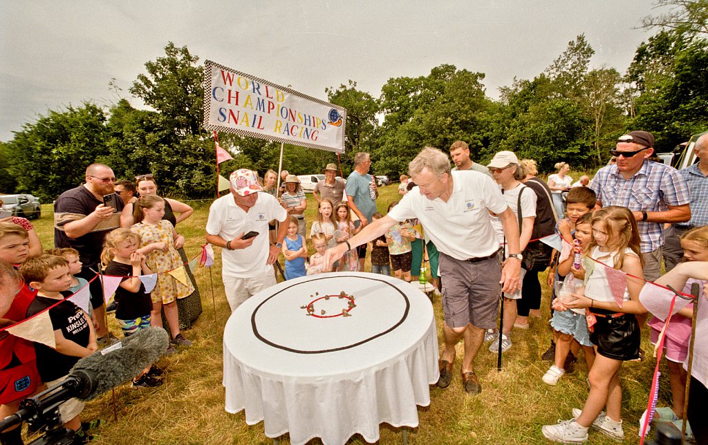  The World Snail Racing Championships.