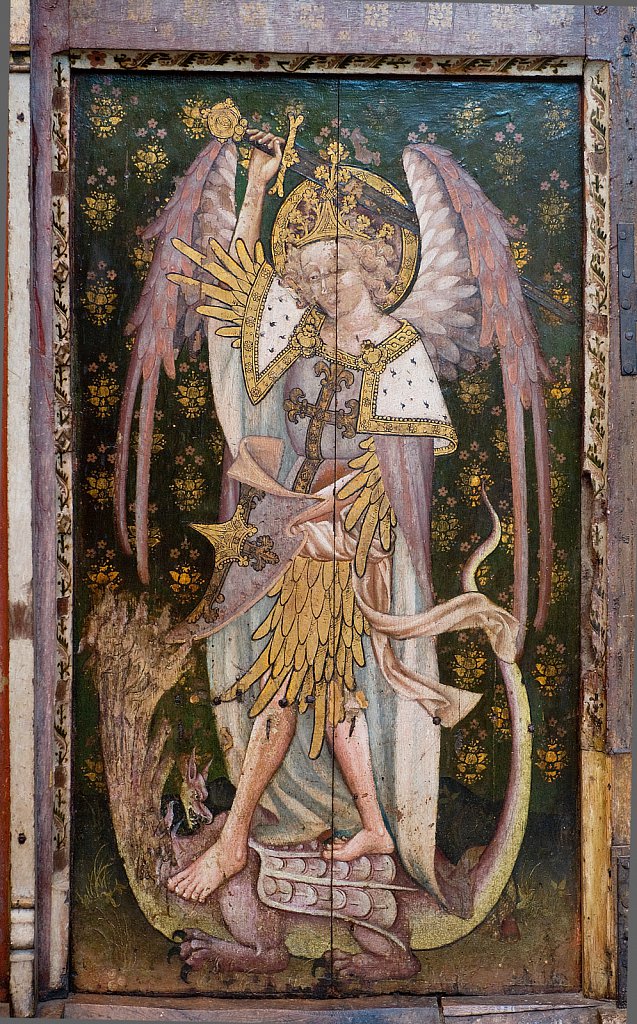  
The Rood screen & detail at St Helen's church, Ranworth, Norfolk, UK