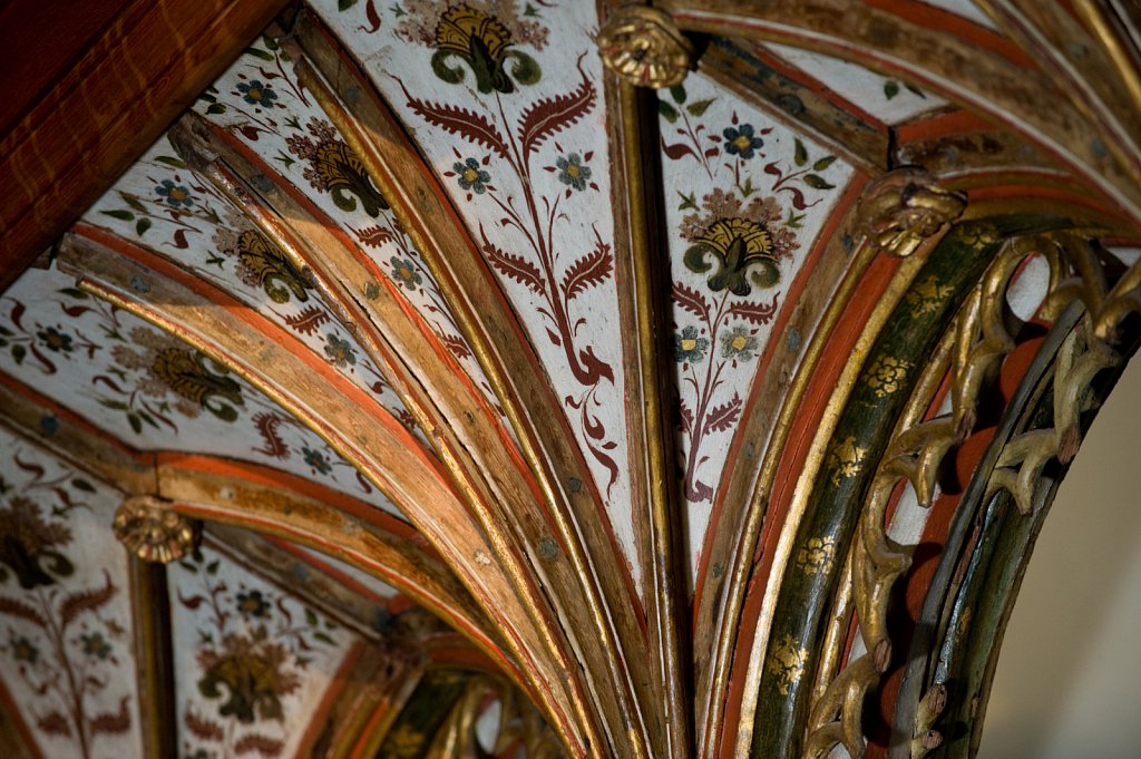  
The Rood screen & detail at St Helen's church, Ranworth, Norfolk, UK