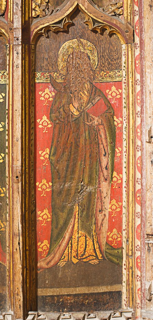  The rood screen and detail at St Botolphs Church, Trunch,Norfolk,UK