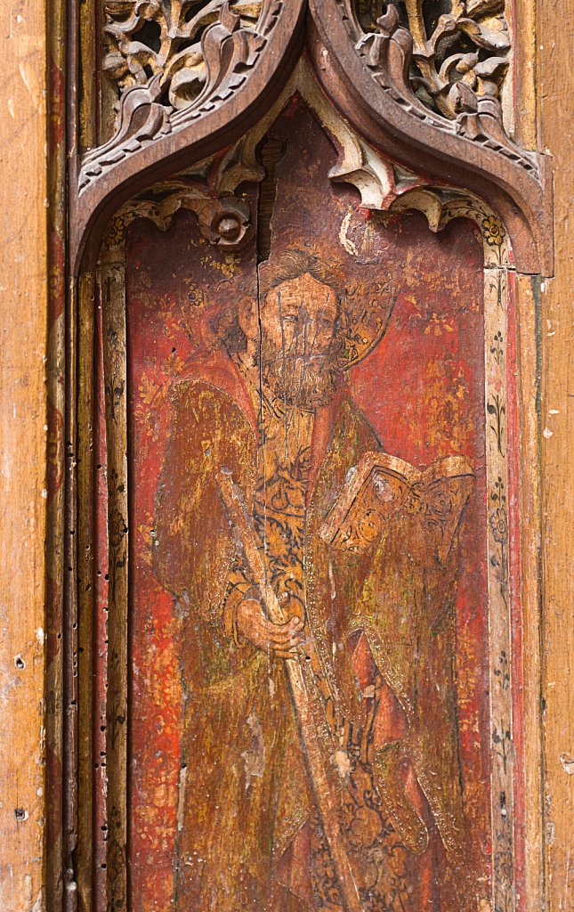  The rood screens at St Mary's Church, North Elmham, Norfolk,UK