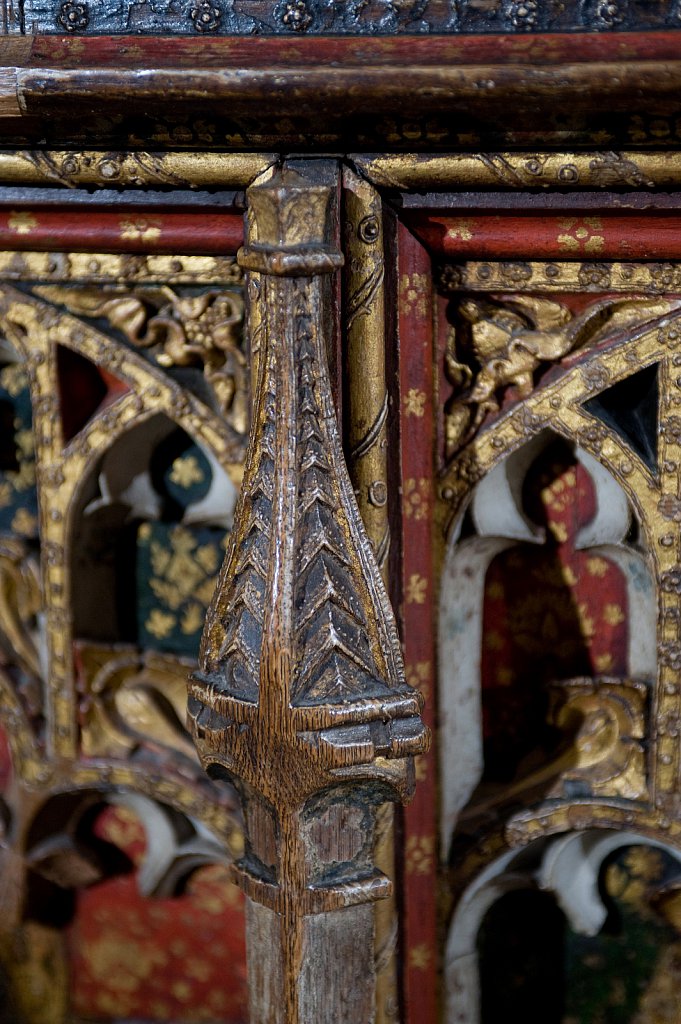   The rood screen and detail at St Edmund King & Martyr, Southwold, Suffolk,UK.