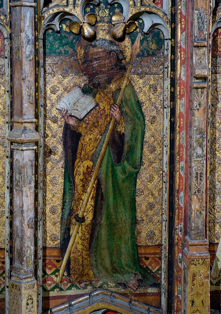   The rood screen and detail at St Edmund King & Martyr, Southwold, Suffolk,UK.