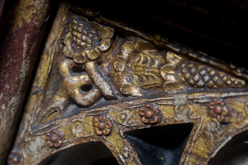   The rood screen and detail at St Edmund King & Martyr, Southwold, Suffolk,UK.