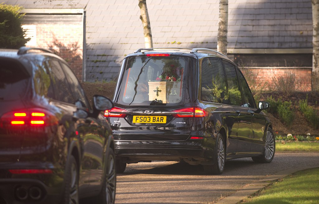 Funeral of Tony Martin