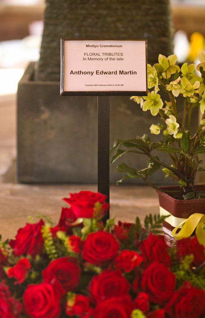 Funeral of Tony Martin