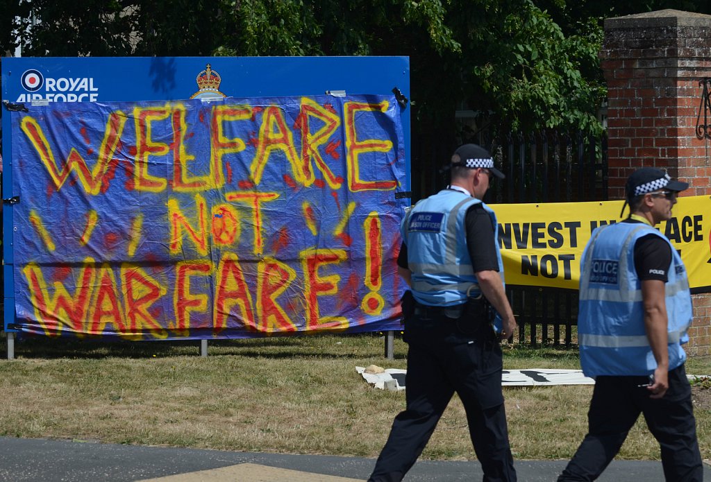 RAF Marham Anti Nuclear Protests