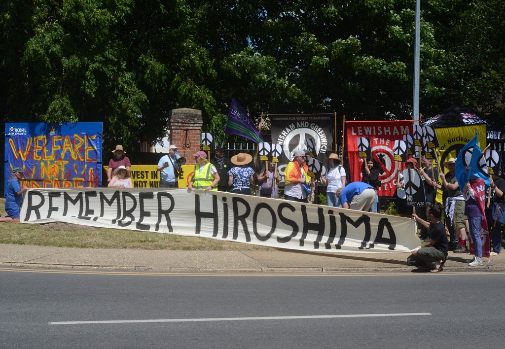 RAF Marham Anti Nuclear Protests
