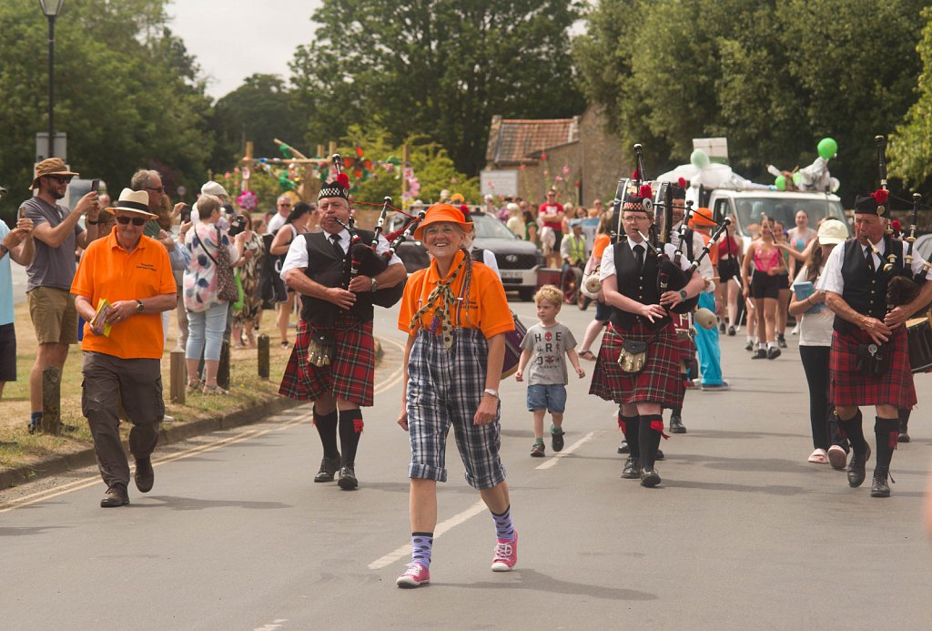 The Burnhams Flower Show Fete & Carnival parade, 2025