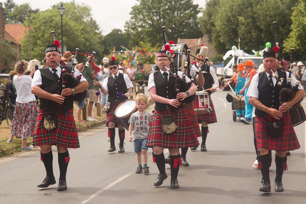 The Burnhams Flower Show Fete & Carnival parade, 2025