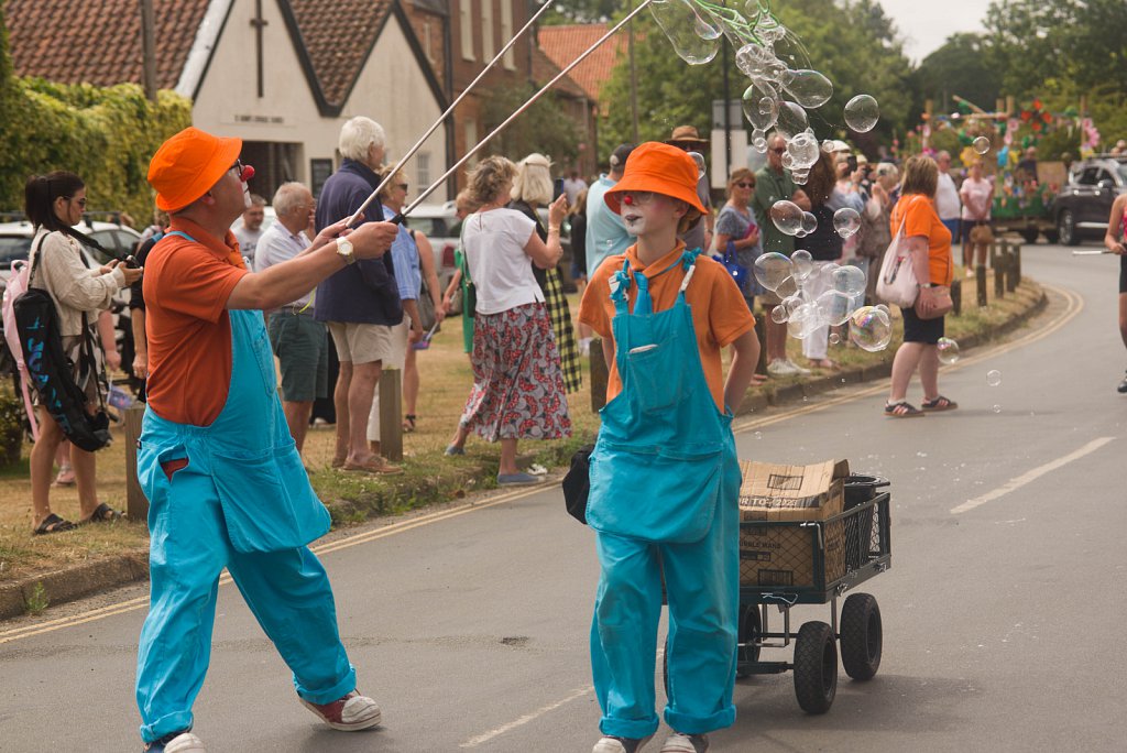 The Burnhams Flower Show Fete & Carnival parade, 2025