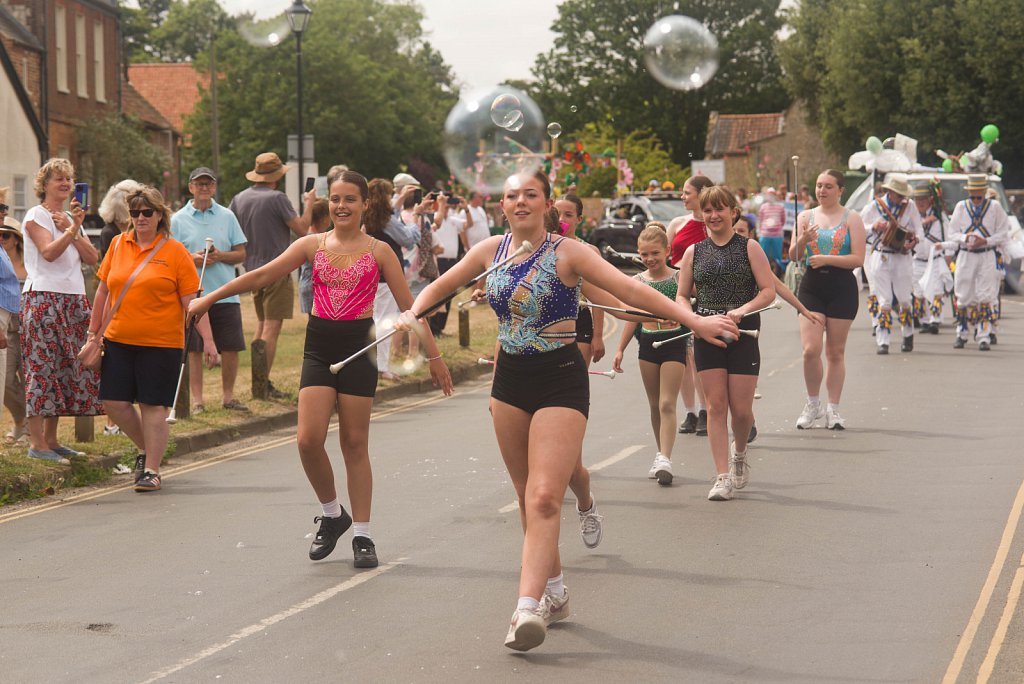 The Burnhams Flower Show Fete & Carnival parade, 2025