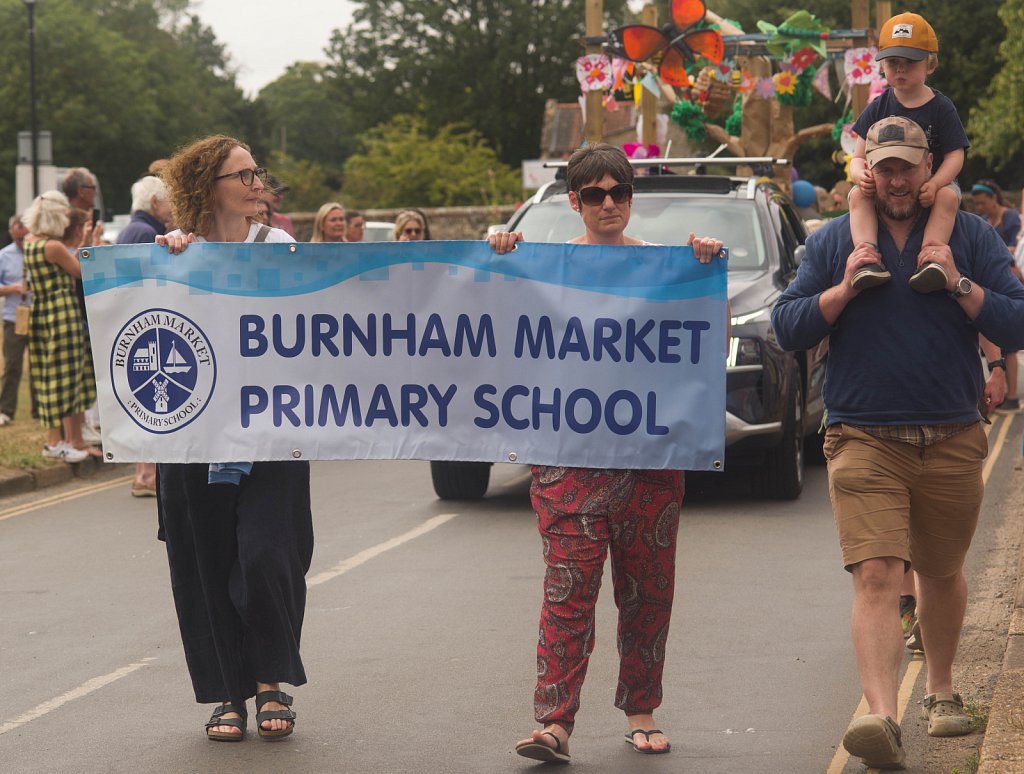 The Burnhams Flower Show Fete & Carnival parade, 2025