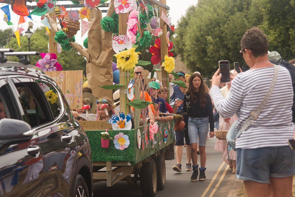 The Burnhams Flower Show Fete & Carnival parade, 2025