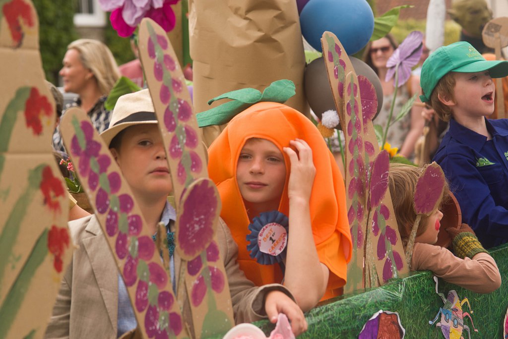 The Burnhams Flower Show Fete & Carnival parade, 2025