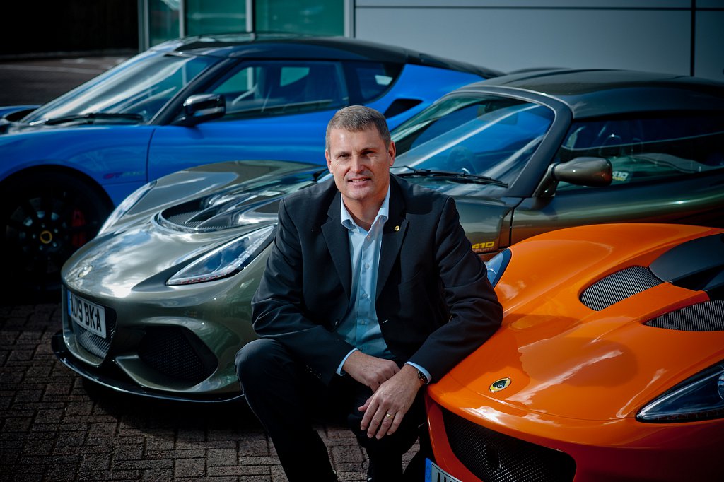 Phil Popham  chief executive officer of Lotus Cars.