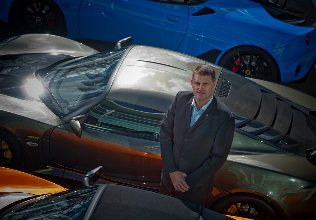 Phil Popham  chief executive officer of Lotus Cars.