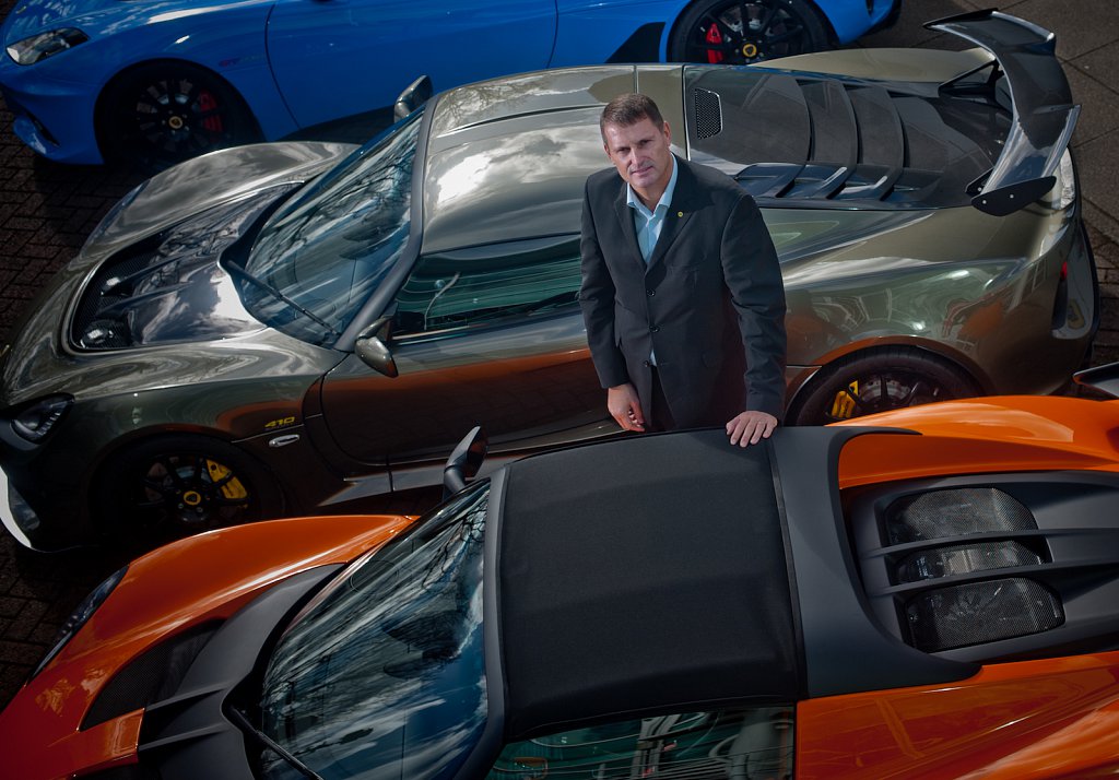 Phil Popham  chief executive officer of Lotus Cars.